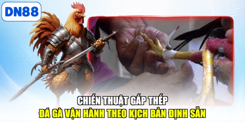 Chiến thuật gấp thếp đá gà vận hành theo kịch bản định sẵn