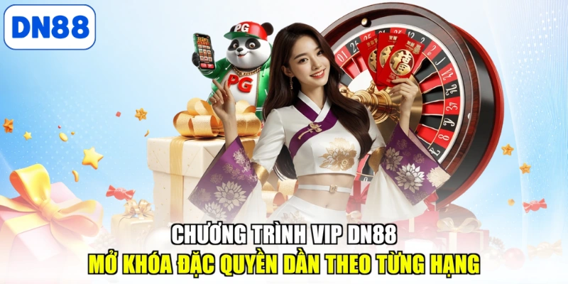 Chương trình VIP DN88 mở khóa đặc quyền dần theo từng hạng