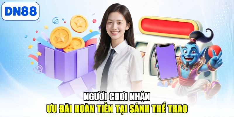 Người chơi nhận ưu đãi hoàn tiền tại sảnh thể thao