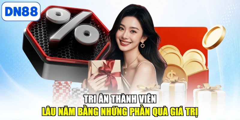 Tri ân thành viên lâu năm bằng những phần quà giá trị